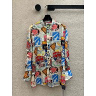 LOUIS VUITTON Elysee Palace Silk Shirt 1AFKYQ 2024
