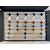 Van Cleef & Arpels Vintage Alhambra bracelet,5 motifs