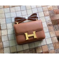 Hermes Constance 18/23 Bag in original Epsom Leather camel