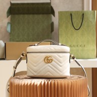 gucci GG Marmont mini bag 672253 white 2021