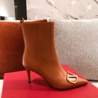 valentino garavani 8cm heel boots brown 2020