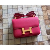Hermes Constance 18/23 Bag in original Epsom Leather Rose Tyrien