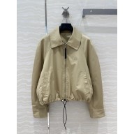 Loewe Balloon jacket in cotton beige 2025