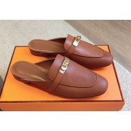 Hermes calfskin Buckle Oz  Mules Shoes 09 2024