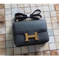 Hermes Constance 18/23 Bag in original Epsom Leather Vert Gris