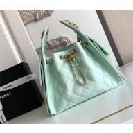 Chanel green 25 Small Handbag in Grained Calfskin & Gold-Tone Metal AS5293 2025
