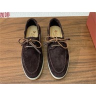 Loro Piana Sea-Sail Walk Loafers in suede leather 03