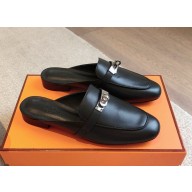 Hermes calfskin Buckle Oz  Mules Shoes 13 2024