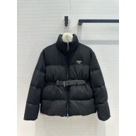 Prada black Flannel down jacket 29L131 2024 