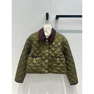 Prada military green Light Re-Nylon cropped jacket 29X166 2024 