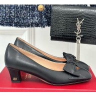 Valentino Garavani Bowow pumps IN KIDSKIN 50MM black 1113-2025