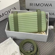 rimowa Personal Aluminium Cross-Body Bag light green