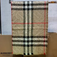 burberry beige check cashmere scarf