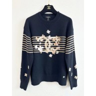 Chanel Cashmere Black & Multicolor Pullover p76927 2024