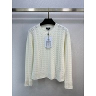 Chanel Cotton & Mixed Fibers White PULLOVER P76920 2024