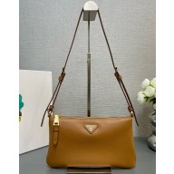 Prada Shoulder bag1BC238 brown leather 2024