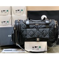 CHANEL BLACK COCO NEIGE TRAVEL BAG FALL WINTER 2022 (ORIGINAL QUALITY)