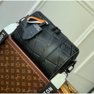  Louis Vuitton City Keepall Bag in Grainy Calfskin M21543 Black 2023