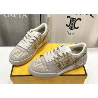 Fendi women's/men's Match FF Jacquard Low-Top Sneakers 04 2024