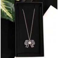 Chanel ruban bow necklace white/black 2018