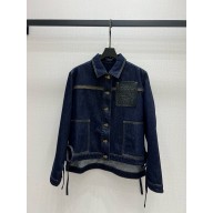 LOEWE Workwear jacket in denim Indigo Blue 2024