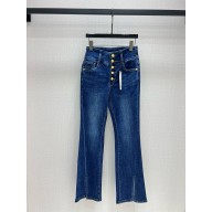 BALMAIN BLUE JEANS WITH FIVE BUTTONS 2024