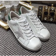Golden Goose Deluxe Brand Superstar Sneakers White/Green 2018