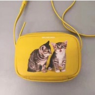 Balenciaga Kitten Everyday Camera Bag 489809 Yellow 2018