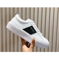 Prada leather women/Men Sneakers with enameled triangle 112314-2024