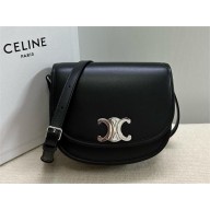 CELINE MEDIUM BESACE TRIOMPHE in SUPPLE NATURAL CALFSKIN Black 2024