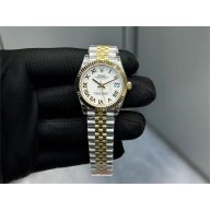 Rolex Datejust Oyster 31mm watch yellow gold/silver 2024
