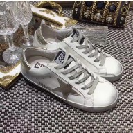 Golden Goose Deluxe Brand Superstar Sneakers White/Metal Gray 2018