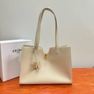 CELINE CABAS 16 bag in SMOOTH CALFSKIN white 2023