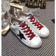 Golden Goose Deluxe Brand Superstar Sneakers White/Red 2018