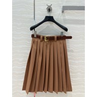 MIU MIU Camel-hair skirt BROWN 2024