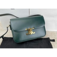 Celine Teen Triomphe Bag in shiny calfskin Amazone 2024