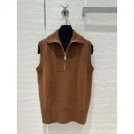 Chanel Cashmere Brown PULLOVER P77533 2024