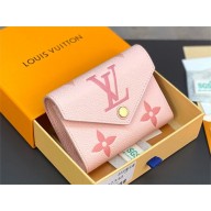 Louis Vuitton pink Victorine Wallet in Monogram Empreinte embossed leather M82202 2024