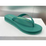 Dior Dioriviera Diorsea Thong Sandal green 2024