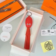 hermes poulple key ring red 2025