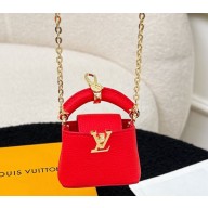 Louis Vuitton Micro bag Capucines mini M02132 scarlet 2024