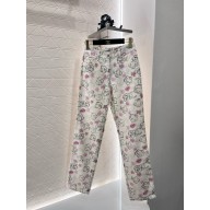 CHANEL White, Black, Pink & Blue JEANS P77387 2024