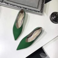 Nicholas Kirkwood calfskin patent leather shoes with preal green/black/white(GD3013-711202)