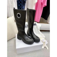 Dior Black Supple Calfskin Symbol Boot 2022