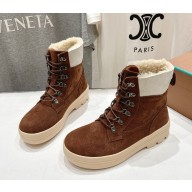 Loro Piana Gravel Boots Walk suede leather in brown 1031-2024
