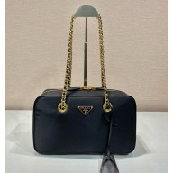 Prada Re-Nylon medium shoulder bag 1BB115A black 2024
