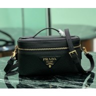 Prada Leather Beauty Case Black 1BH202 black  2024