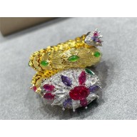 BVLGARI Serpenti Viper ring yellow gold/red