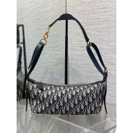 Dior blue Oblique Jacquard Small D-Journey Bag 2025