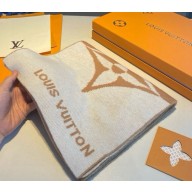Louis Vuitton kint cashmere scarves beige 32*180cm 1214-2024